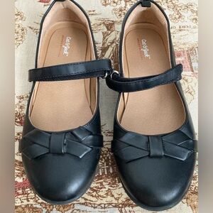 Cat & Jack Black Bow Mary Jane Shoes